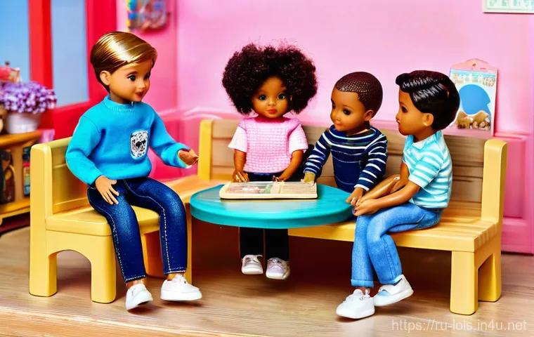 LOL 서프라이즈와 관련된 다양한 활용 사례 - **Prompt: A child's creative DIY fashion workshop for LOL Surprise dolls.**
    "A vibrant, brightly...