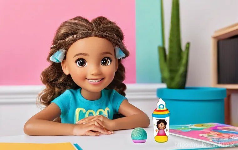 LOL 서프라이즈와 관련된 소셜 미디어 트렌드 - **Prompt 1: The Excitement of Unboxing**
    A happy, excited girl, approximately 9 years old, with ...