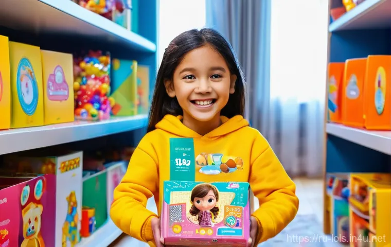 LOL 서프라이즈 주변 캐릭터와 연계 스토리 - **Prompt:** A close-up, highly detailed shot of a child (around 8-10 years old, gender-neutral, wear...