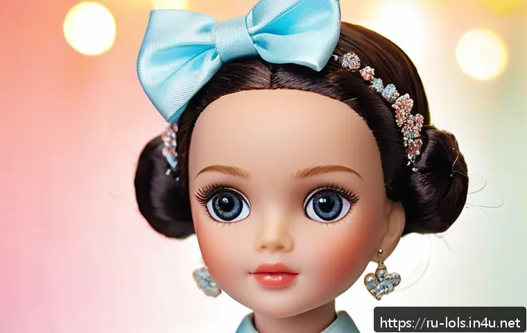 LOL 서프라이즈의 커스터마이징 튜토리얼 - A highly detailed custom doll with a matte plastic surface, featuring delicately hand-painted facial...