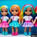 Home 21 LOL 서프라이즈의 글로벌 이벤트 소개 - A vibrant collection of LOL Surprise dolls displayed on a futuristic shelf, featuring 12 dolls from ...