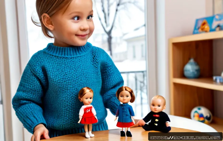 Home 17 LOL 서프라이즈의 다양한 글로벌 트렌드 활용 - Photorealistic bright family playroom in Moscow, a cheerful child wearing a cozy sweater arranging s...